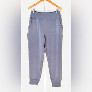 Women's Blue Slim Fit Soft Jersey Pull On Joggers